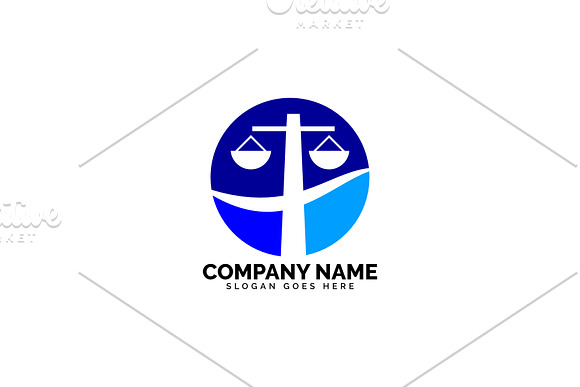 law logo in Logo Templates - product preview 1