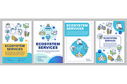 Ecosystem services brochure template