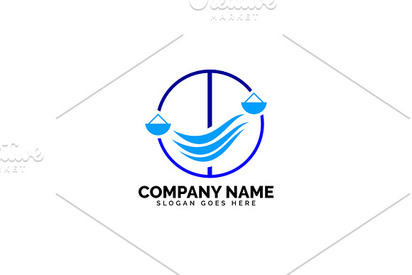 law logo in Logo Templates - product preview 1