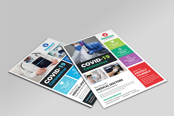 Health & Medical Doctors Flyer in Flyer Templates - product preview 3