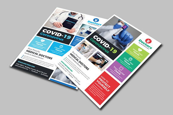 Health & Medical Doctors Flyer in Flyer Templates - product preview 4