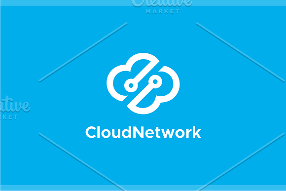 Cloud Network Logo in Logo Templates - product preview 1