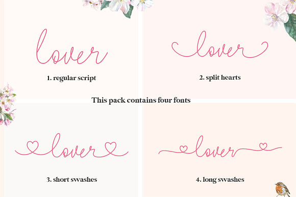 Lovers Script Font Family in Script Fonts - product preview 1