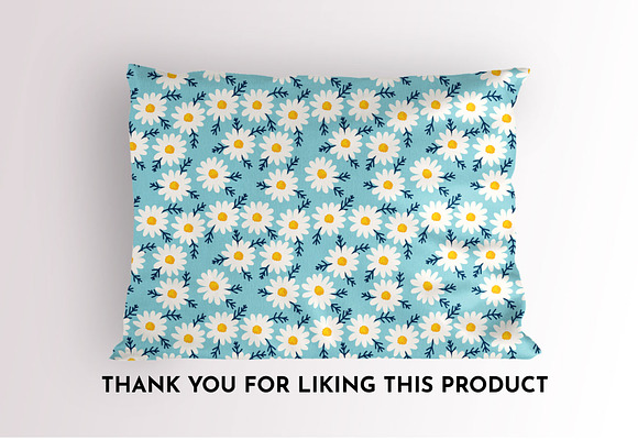 Floral Fabric Pattern. Daisy in Patterns - product preview 1