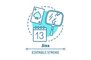 Jinx concept icon