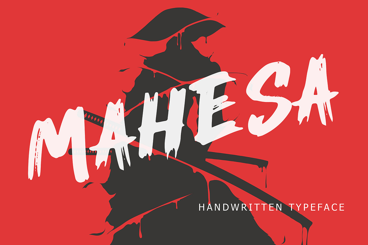 Mahesa Handwritten Brush Font in Script Fonts - product preview 8
