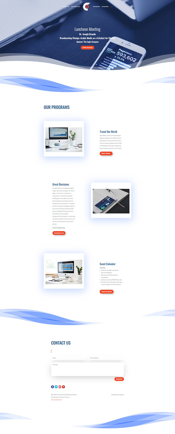 Community in WordPress Business Themes - product preview 5