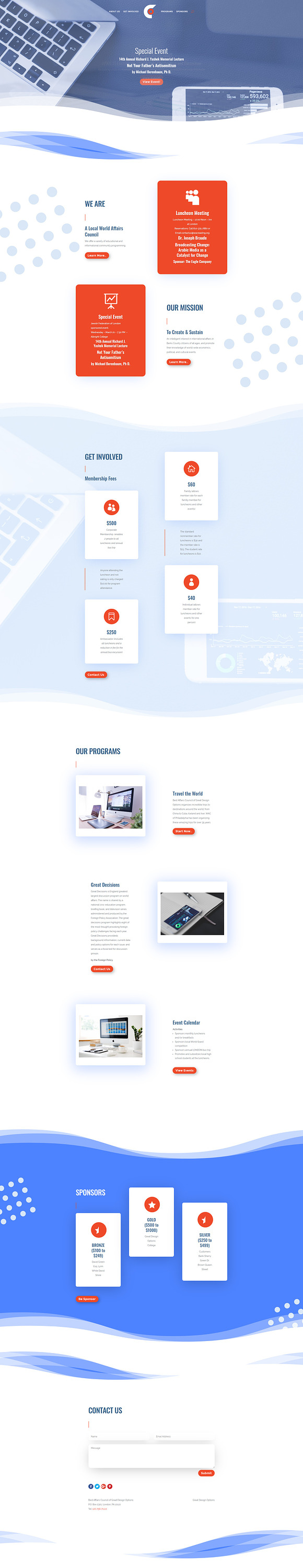 Community in WordPress Business Themes - product preview 8