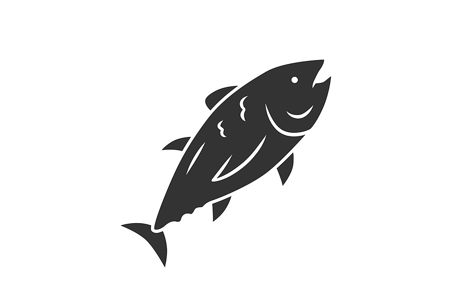 Tuna glyph icon in Icons - product preview 8