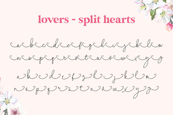 Lovers Script Font Family in Script Fonts - product preview 5