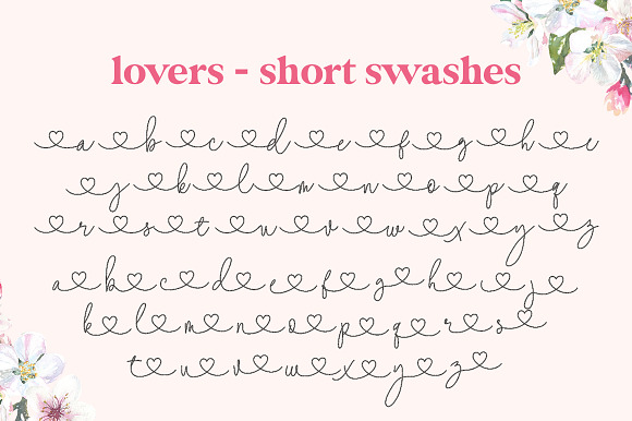 Lovers Script Font Family in Script Fonts - product preview 6