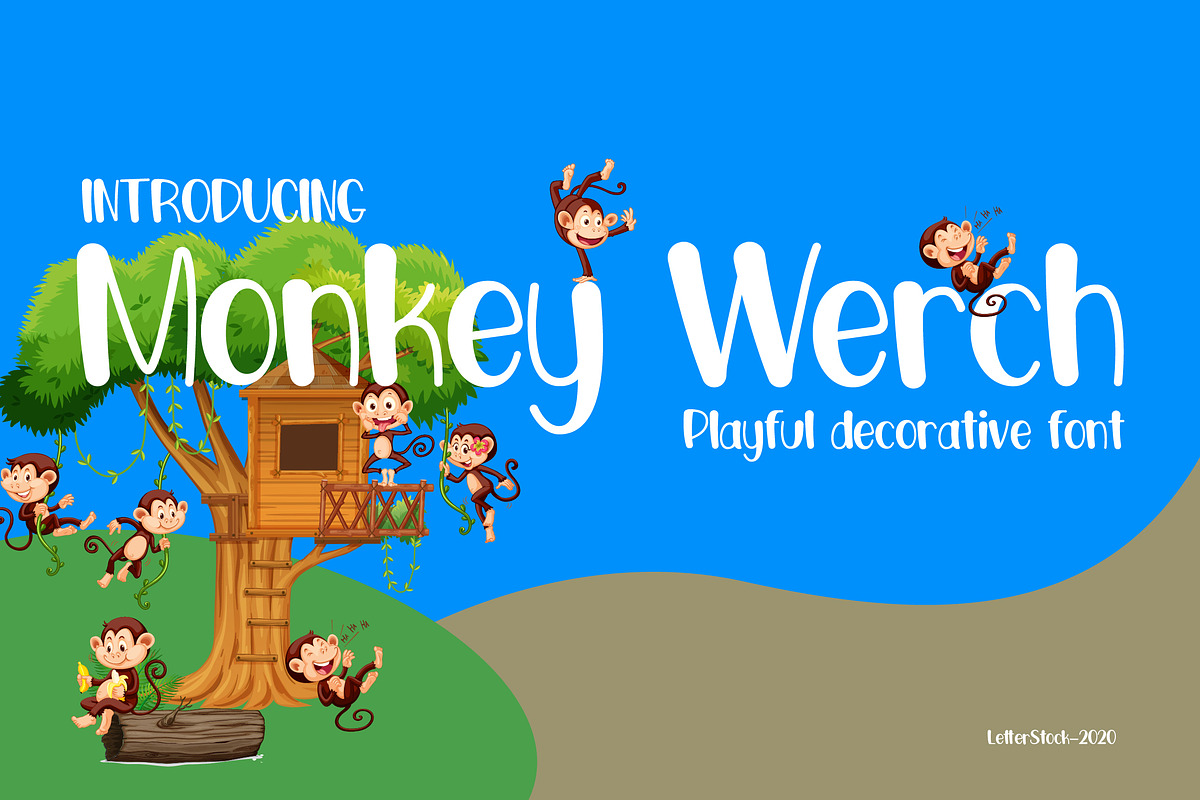 Monkey Werch in Display Fonts - product preview 8