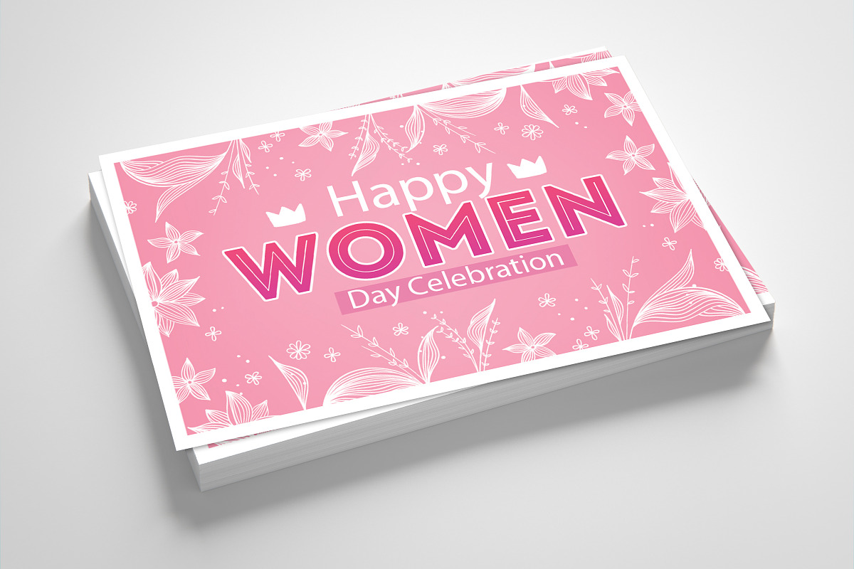 Happy Women's Day Event Card in Card Templates - product preview 8