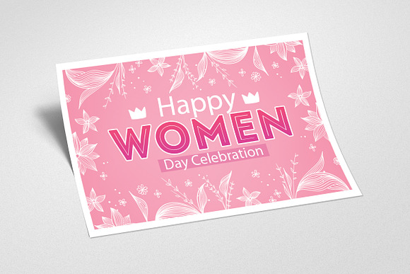 Happy Women's Day Event Card in Card Templates - product preview 1