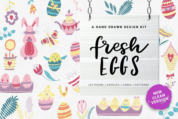 Fresh Eggs - Easter design kit in Objects - product preview 7