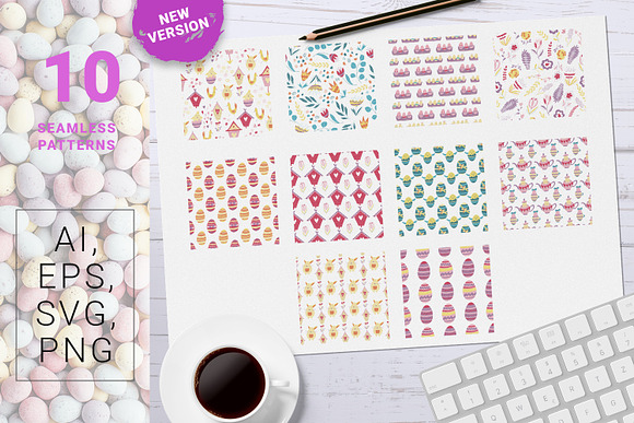 Fresh Eggs - Easter design kit in Objects - product preview 12