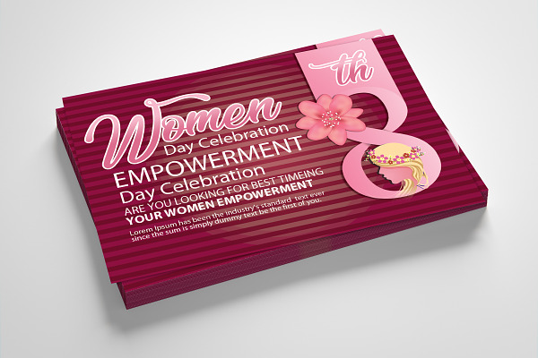 Women's Day Event Card Template