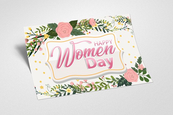 Women's Day Greeting Card in Card Templates - product preview 1