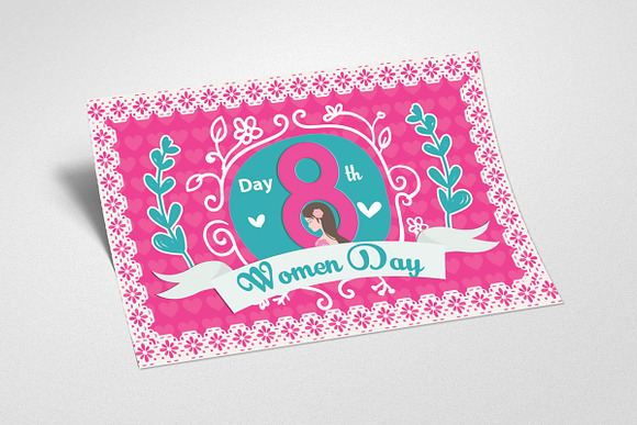Women's Day Greeting Card Template in Card Templates - product preview 1