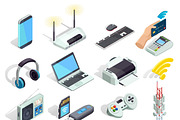 Wireless connection devices set