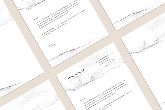 Simplify Minimal Letterhead in Stationery Templates - product preview 5