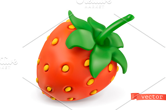 Strawberry, watermelon, lemon orange in Icons - product preview 4