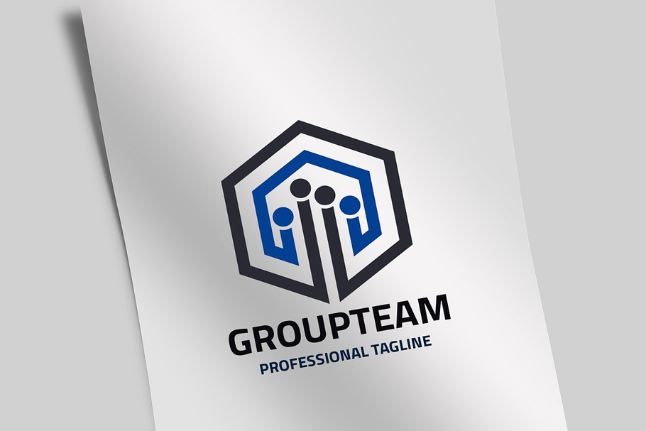 Group Team Logo in Logo Templates - product preview 8