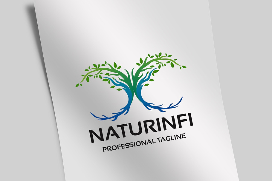 Nature Infinity Logo in Logo Templates - product preview 8