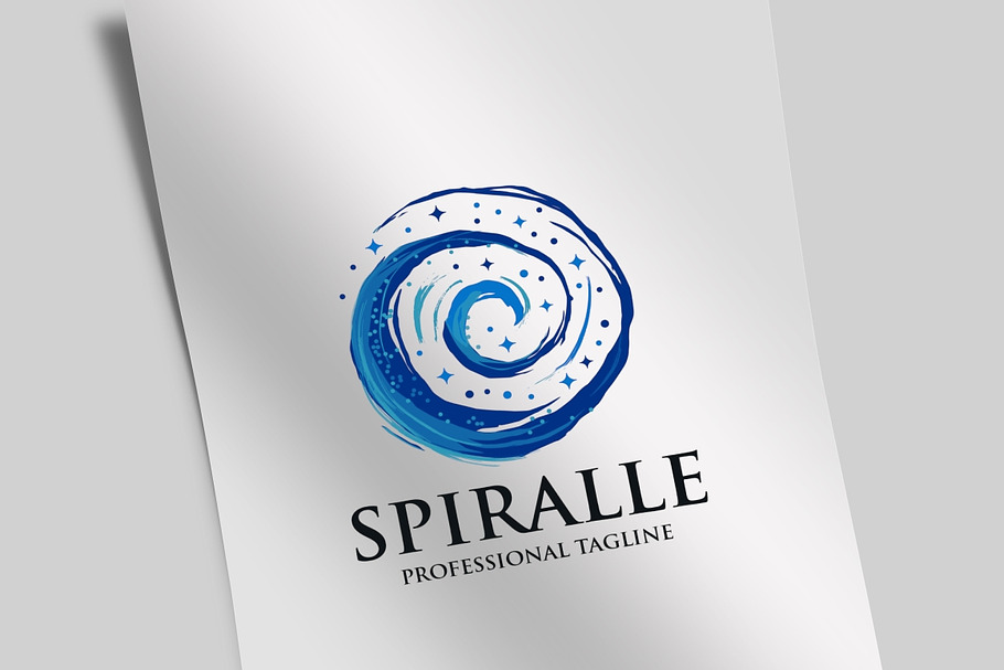Spiral Water Logo in Logo Templates - product preview 8