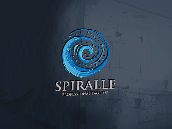 Spiral Water Logo in Logo Templates - product preview 1