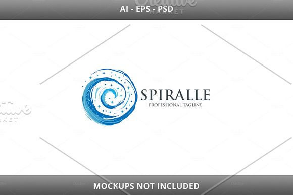 Spiral Water Logo in Logo Templates - product preview 3