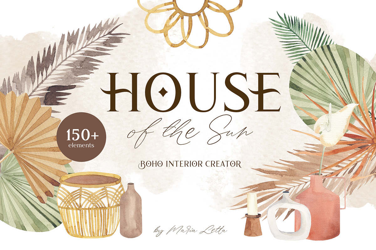 House of the Sun ✦ boho creator in Illustrations - product preview 8