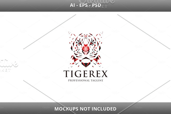 Pixel Tiger Logo in Logo Templates - product preview 1