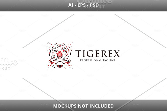 Pixel Tiger Logo in Logo Templates - product preview 2