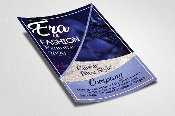 Pantone 2020 Fashion Flyer Template in Flyer Templates - product preview 1
