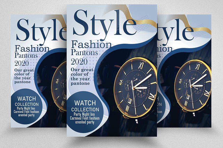Fashion Watch Collection Flyer