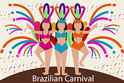 Brazilian Carnival Illustration