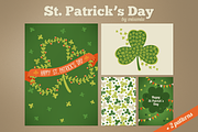 St. Patrick's Day cards and patterns