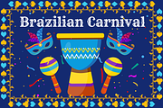 Brazilian Carnival Illustration