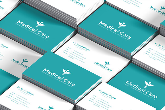 Medical Minimal Business Card in Business Card Templates - product preview 8