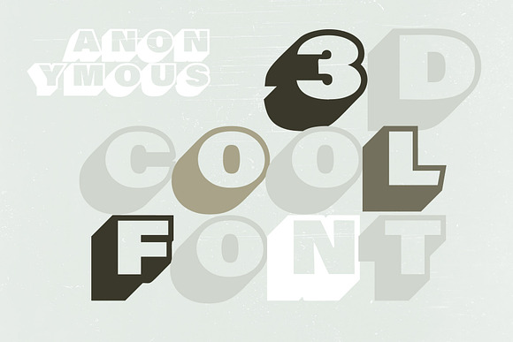 Anonymous in Fonts - product preview 3