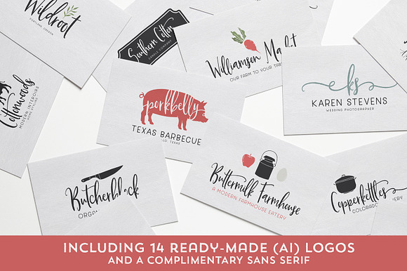 The Farmhouse Collection | Bundle in Script Fonts - product preview 10
