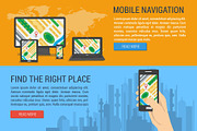 Two banners - mobile navigation