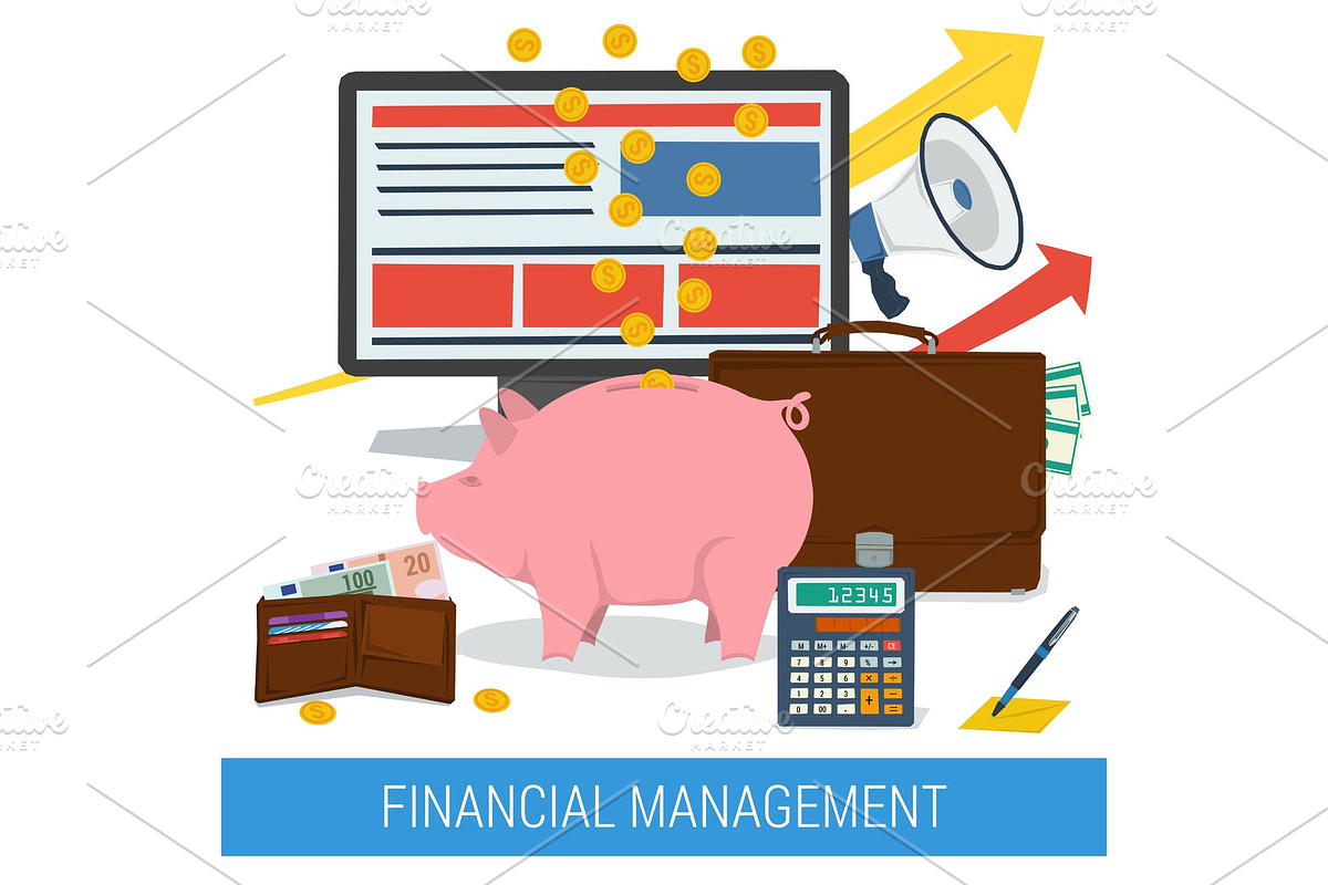 financial management concept in Illustrations - product preview 8