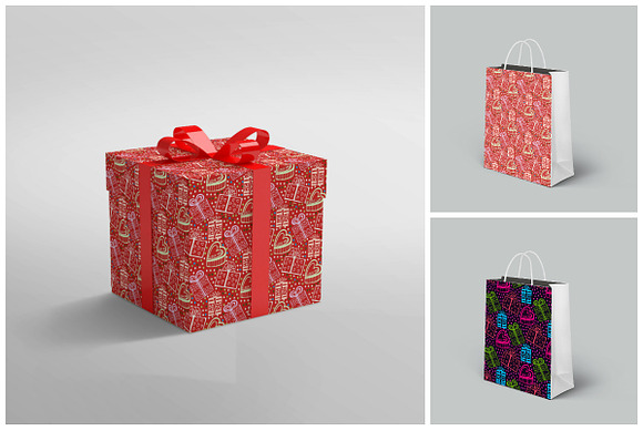 Wrapping paper. Gift wrap in Patterns - product preview 1