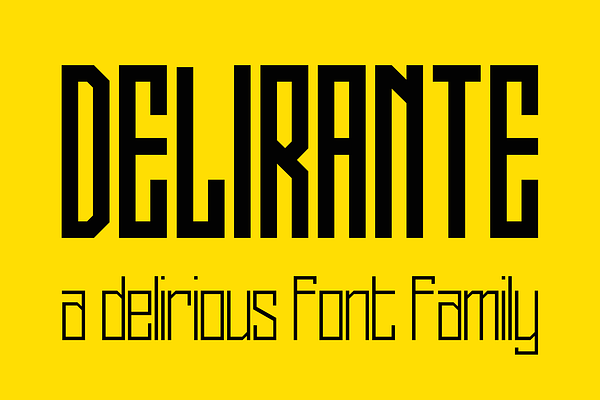 Delirante Font Family