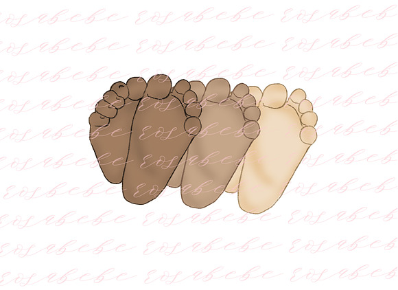 Baby girl clipart in Illustrations - product preview 3