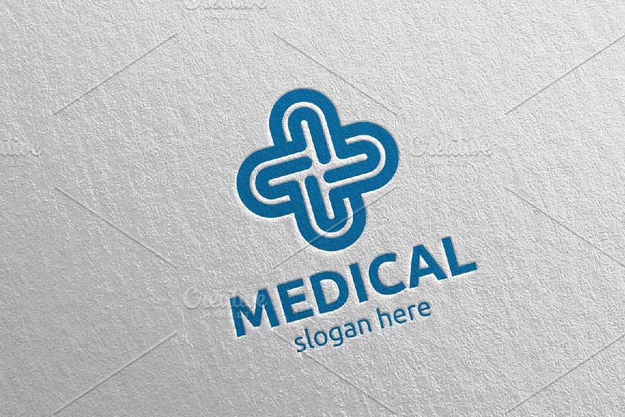 Cross Medical Hospital Logo 64 in Logo Templates - product preview 8