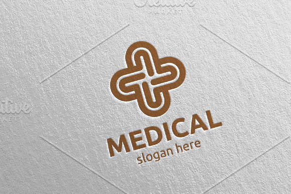 Cross Medical Hospital Logo 64 in Logo Templates - product preview 1