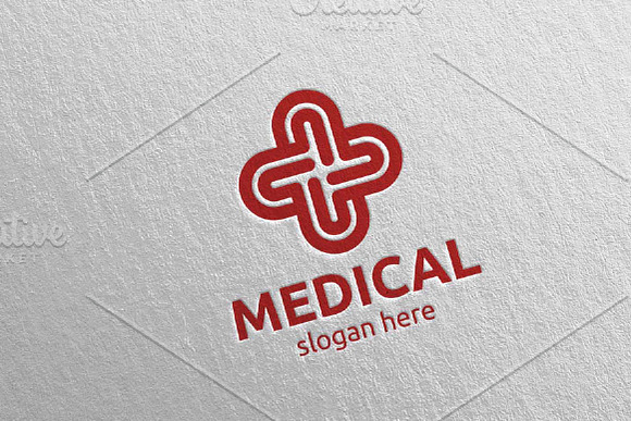 Cross Medical Hospital Logo 64 in Logo Templates - product preview 3
